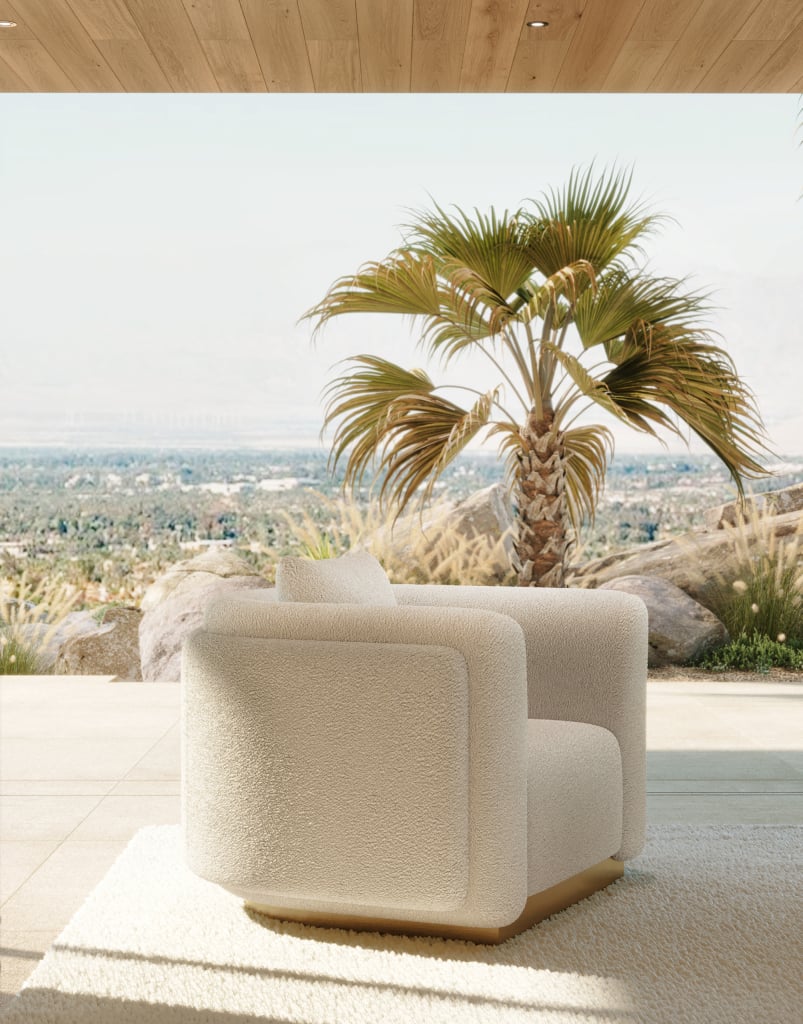 House in Coachella Valley I New Design I Foz armchair