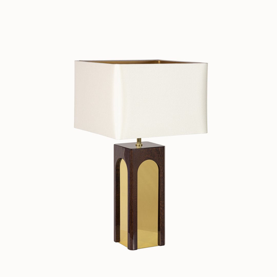 Metropolitan table lamp polished brass