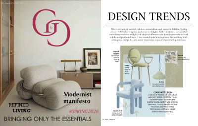 Gandgmagazine 2026 March issue II featuring Double Arch dining chair