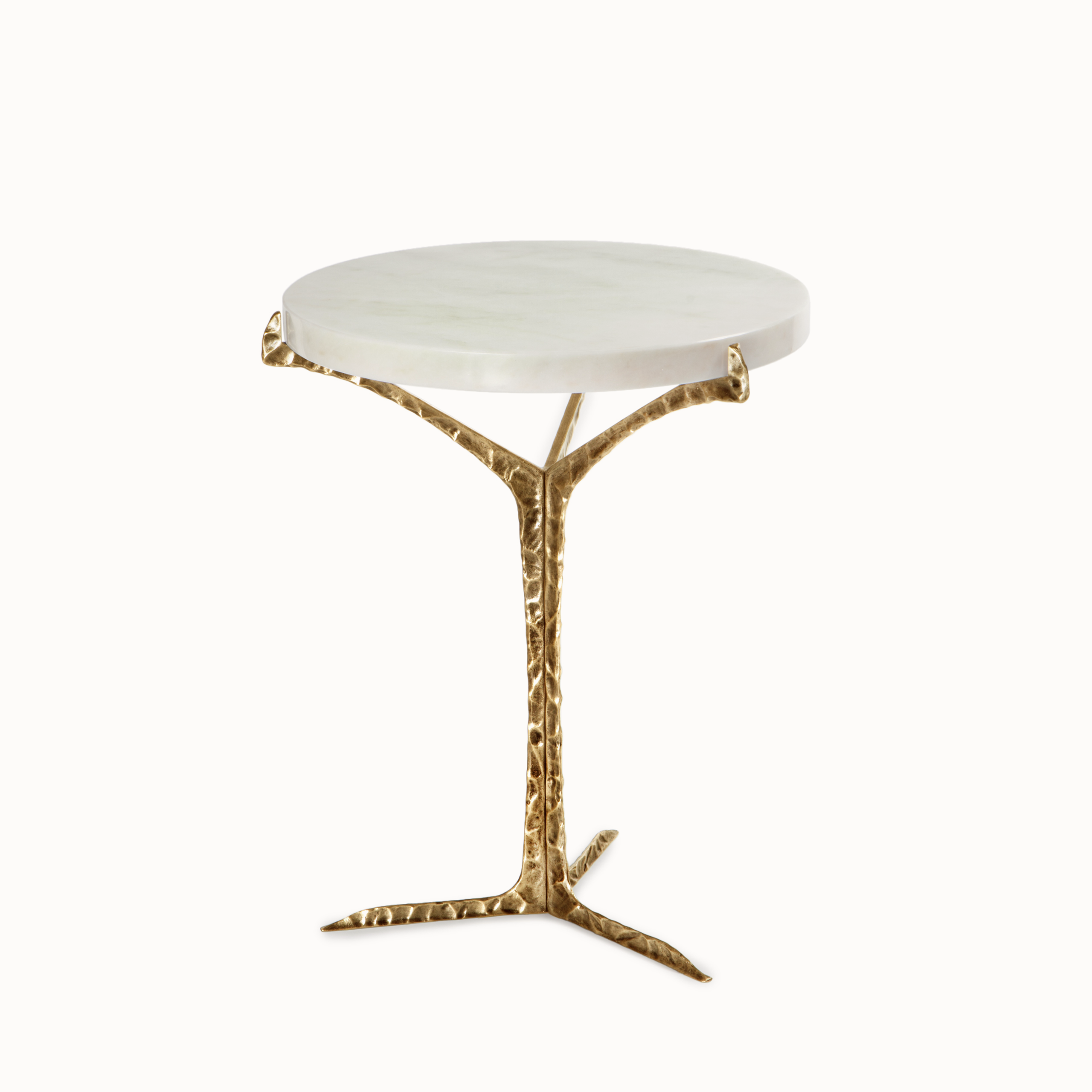 Alentejo side table estremoz marble patinated cast brass 01 InsidherLand by Joana Santos Barbosa
